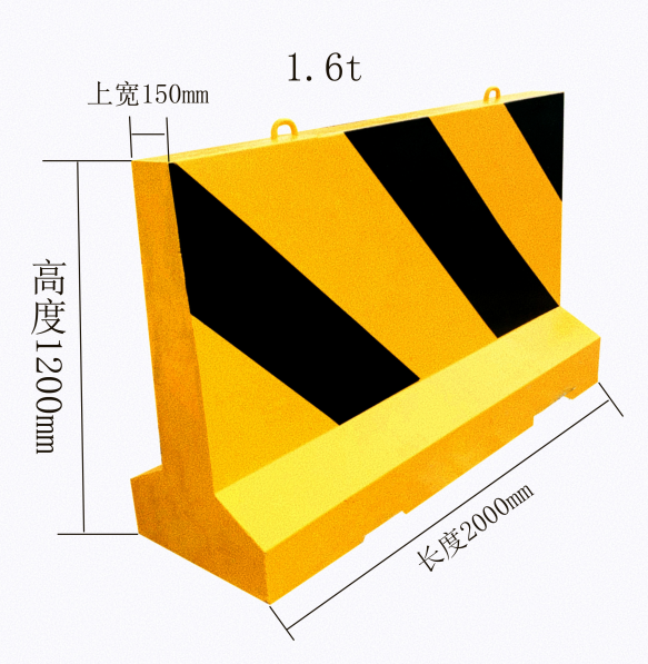 白山小区水泥隔离墩